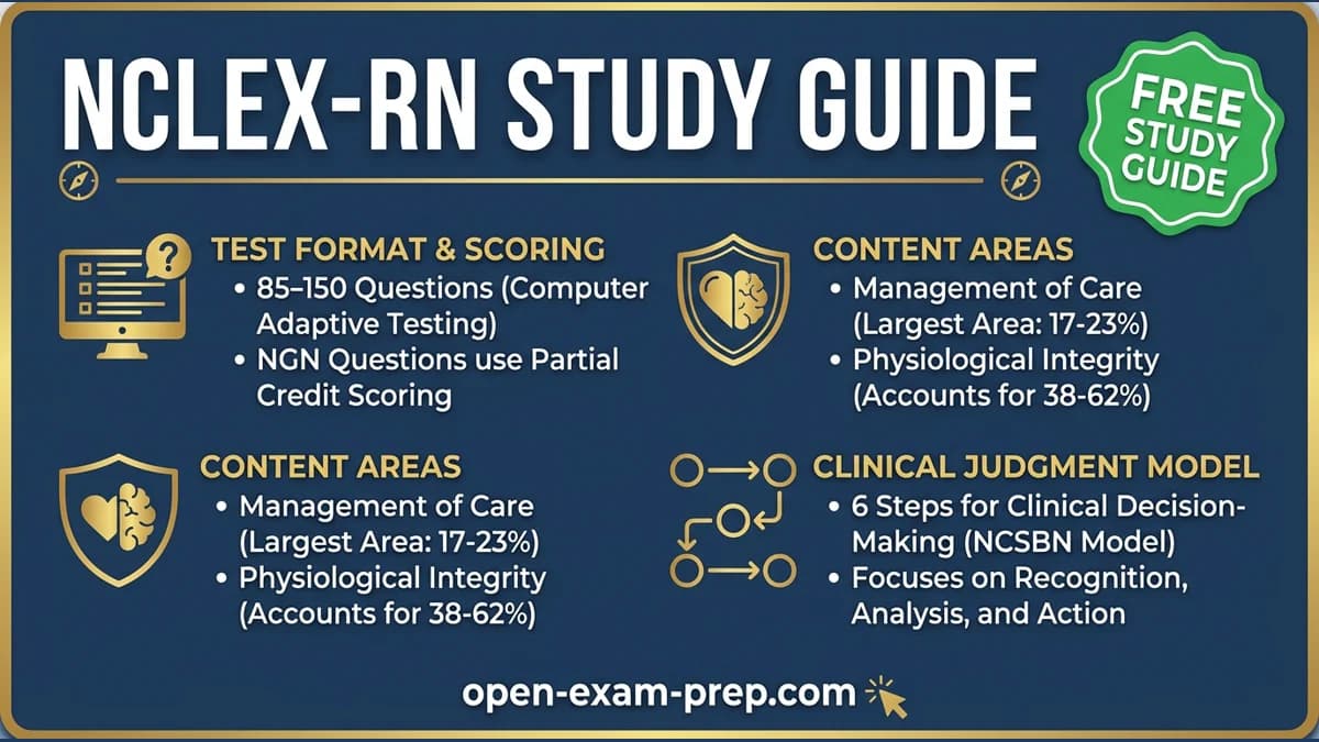NCLEX-RN 2026: 85-150 questions, NGN partial credit, Clinical Judgment Model, Quick Results
